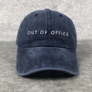 Out Of Office Baseball Cap Blue One Size Adjustable Embroidered AVANTSTAY